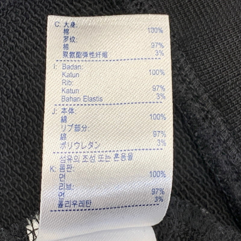 【中古品】【メンズ】 Supreme シュプリーム × LACOSTE ラコステ LOGO PANEL HOODED SWEATSHIRT ロゴ パネル フーデッド スウェットシャツ パーカー トップス 149-260925-ay-12-izu サイズ：L カラー：ブラック 万代Net店
