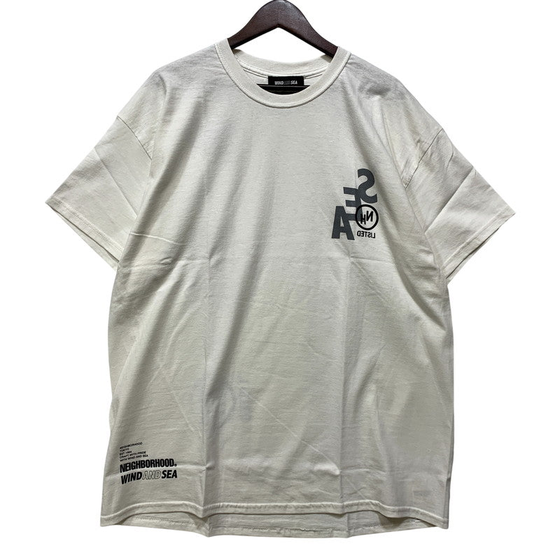 【中古美品】【メンズ】 NEIGHBORHOOD ネイバーフッド × CASETIFY ケースティファイ × WIND AND SEA ウィンダンシー NHWC/C-TEE SS 211EL04N-STM01S Tシャツ 半袖 トップス 142-260925-ay-03-izu サイズ：XL カラー：ホワイト 万代Net店
