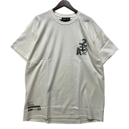 【中古美品】【メンズ】 NEIGHBORHOOD ネイバーフッド × CASETIFY ケースティファイ × WIND AND SEA ウィンダンシー NHWC/C-TEE SS 211EL04N-STM01S Tシャツ 半袖 トップス 142-260925-ay-03-izu サイズ：XL カラー：ホワイト 万代Net店