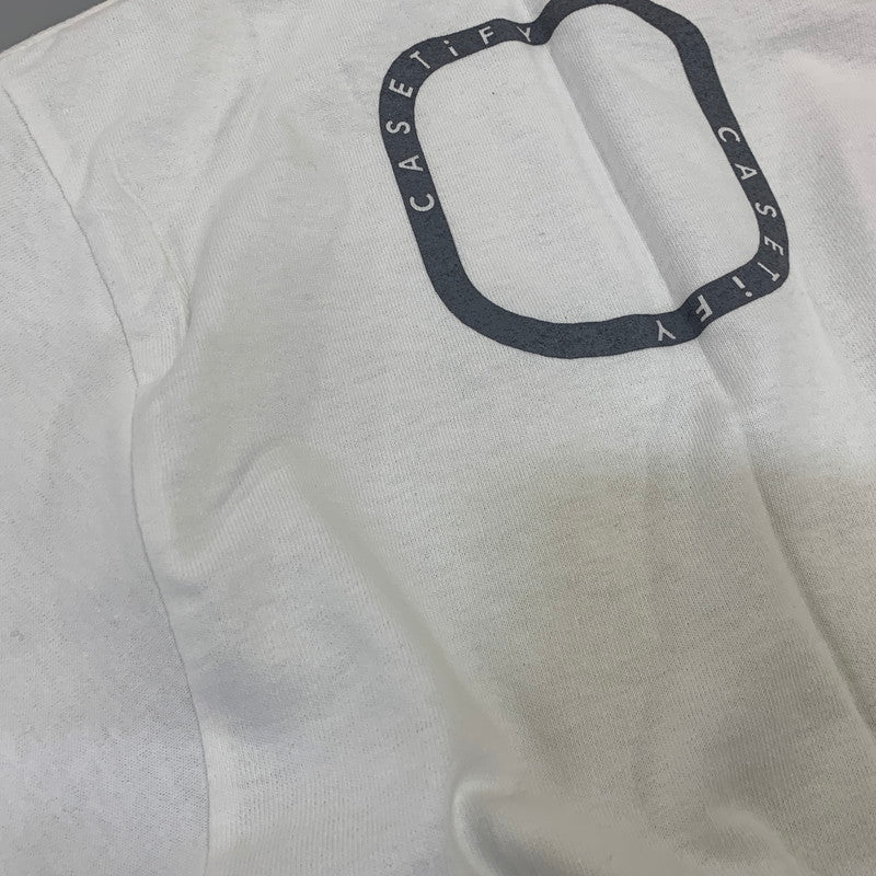 【中古美品】【メンズ】 NEIGHBORHOOD ネイバーフッド × CASETIFY ケースティファイ × WIND AND SEA ウィンダンシー NHWC/C-TEE SS 211EL04N-STM01S Tシャツ 半袖 トップス 142-260925-ay-03-izu サイズ：XL カラー：ホワイト 万代Net店