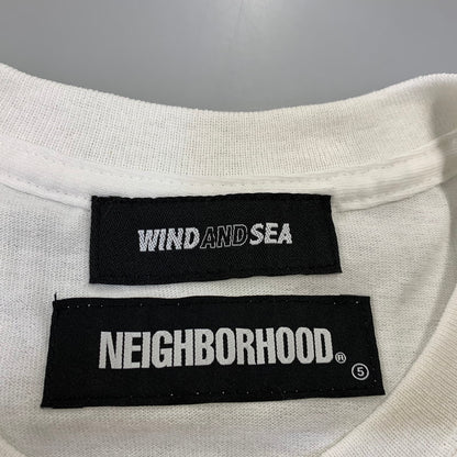 【中古美品】【メンズ】 NEIGHBORHOOD ネイバーフッド × CASETIFY ケースティファイ × WIND AND SEA ウィンダンシー NHWC/C-TEE SS 211EL04N-STM01S Tシャツ 半袖 トップス 142-260925-ay-03-izu サイズ：XL カラー：ホワイト 万代Net店