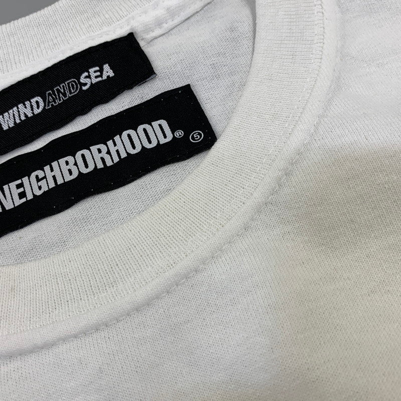 【中古美品】【メンズ】 NEIGHBORHOOD ネイバーフッド × CASETIFY ケースティファイ × WIND AND SEA ウィンダンシー NHWC/C-TEE SS 211EL04N-STM01S Tシャツ 半袖 トップス 142-260925-ay-03-izu サイズ：XL カラー：ホワイト 万代Net店