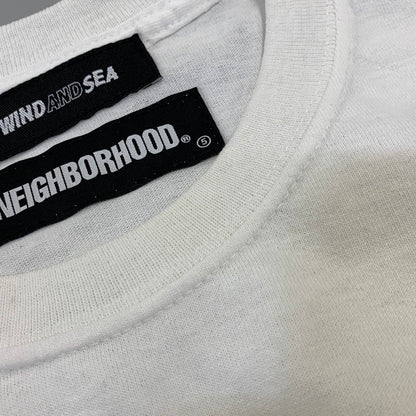 【中古美品】【メンズ】 NEIGHBORHOOD ネイバーフッド × CASETIFY ケースティファイ × WIND AND SEA ウィンダンシー NHWC/C-TEE SS 211EL04N-STM01S Tシャツ 半袖 トップス 142-260925-ay-03-izu サイズ：XL カラー：ホワイト 万代Net店