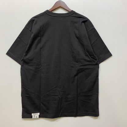 【中古美品】【メンズ】 WTAPS ダブルタップス × CHAMPION チャンピオン ACADEMY SS COTTON 252HBCHD-CSM01S アカデミー ショートスリーブ コットン Tシャツ 半袖 トップス 142-260925-ay-04-izu サイズ：XL カラー：ブラック 万代Net店