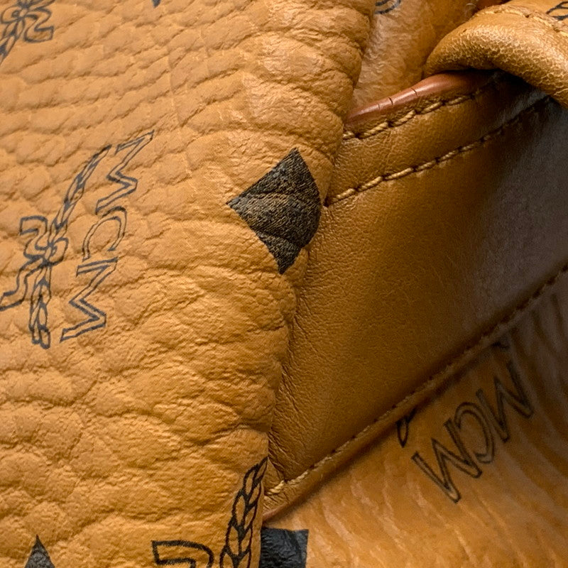 【現状渡し品】【レディース】 MCM エム・シー・エム MMK6SVE38CO001 スターク サイドスタッズ ヴィセトス バッグパック リュック 鞄 カバン 180-260925-ay-14-izu カラー：ブラウン 万代Net店