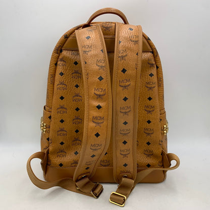 【現状渡し品】【レディース】 MCM エム・シー・エム MMK6SVE38CO001 スターク サイドスタッズ ヴィセトス バッグパック リュック 鞄 カバン 180-260925-ay-14-izu カラー：ブラウン 万代Net店