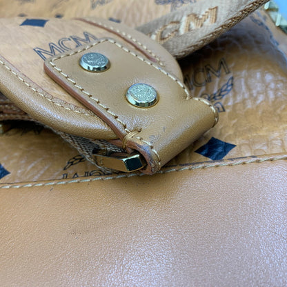 【現状渡し品】【レディース】 MCM エム・シー・エム MMK6SVE38CO001 スターク サイドスタッズ ヴィセトス バッグパック リュック 鞄 カバン 180-260925-ay-14-izu カラー：ブラウン 万代Net店