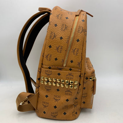 【現状渡し品】【レディース】 MCM エム・シー・エム MMK6SVE38CO001 スターク サイドスタッズ ヴィセトス バッグパック リュック 鞄 カバン 180-260925-ay-14-izu カラー：ブラウン 万代Net店