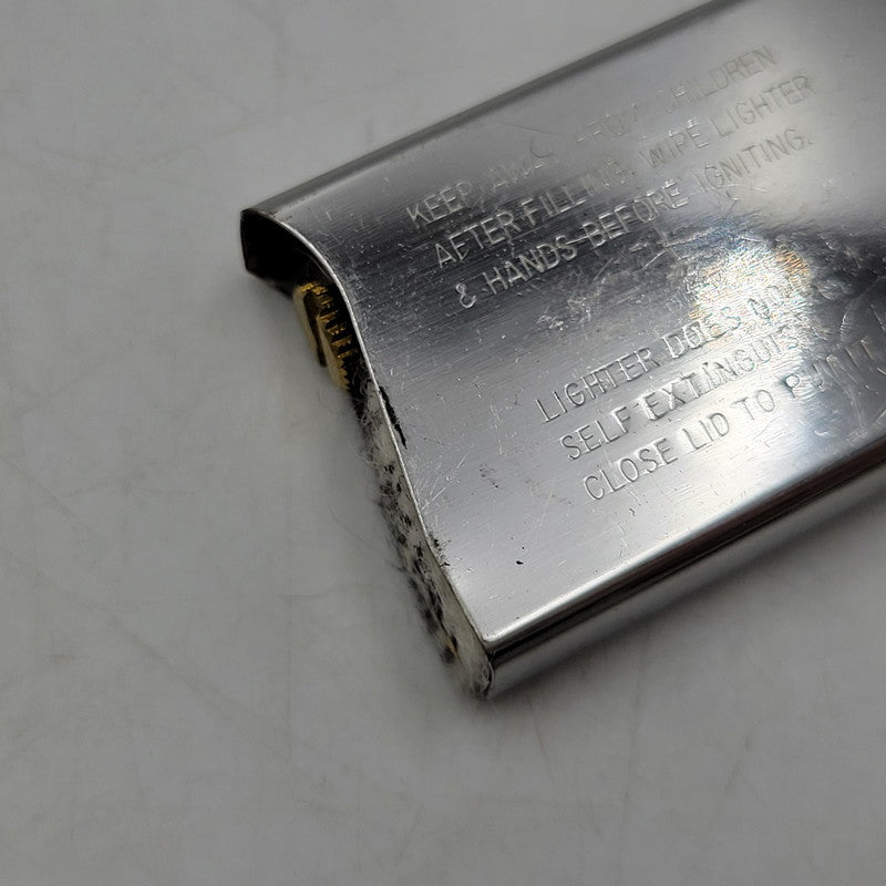 【中古品】【メンズ/レディース】 ZIPPO ジッポ 1994年製 90S BANFF OIL LIGHTER バンフ オイルライター喫煙具 206-260927-yn-02-izu カラー：シルバー 万代Net店