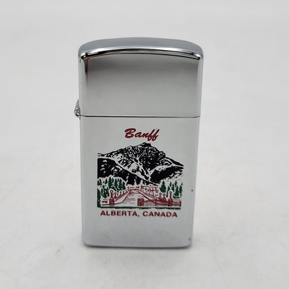 【中古品】【メンズ/レディース】 ZIPPO ジッポ 1994年製 90S BANFF OIL LIGHTER バンフ オイルライター喫煙具 206-260927-yn-02-izu カラー：シルバー 万代Net店