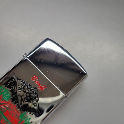 【中古品】【メンズ/レディース】 ZIPPO ジッポ 1994年製 90S BANFF OIL LIGHTER バンフ オイルライター喫煙具 206-260927-yn-02-izu カラー：シルバー 万代Net店