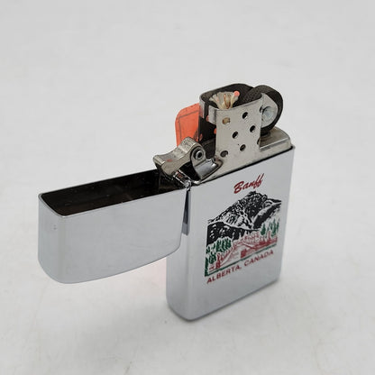 【中古品】【メンズ/レディース】 ZIPPO ジッポ 1994年製 90S BANFF OIL LIGHTER バンフ オイルライター喫煙具 206-260927-yn-02-izu カラー：シルバー 万代Net店