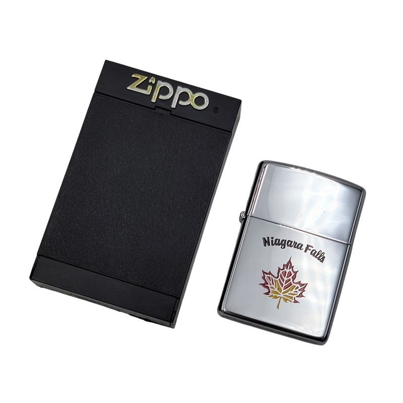 【中古品】【メンズ/レディース】 ZIPPO ジッポ 1994年製 90S NIAGARA FALLS OIL LIGHTER ナイアガラ フォールズ オイルライター喫煙具 206-260927-yn-01-izu カラー：シルバー 万代Net店