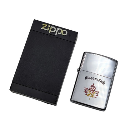 【中古品】【メンズ/レディース】 ZIPPO ジッポ 1994年製 90S NIAGARA FALLS OIL LIGHTER ナイアガラ フォールズ オイルライター喫煙具 206-260927-yn-01-izu カラー：シルバー 万代Net店