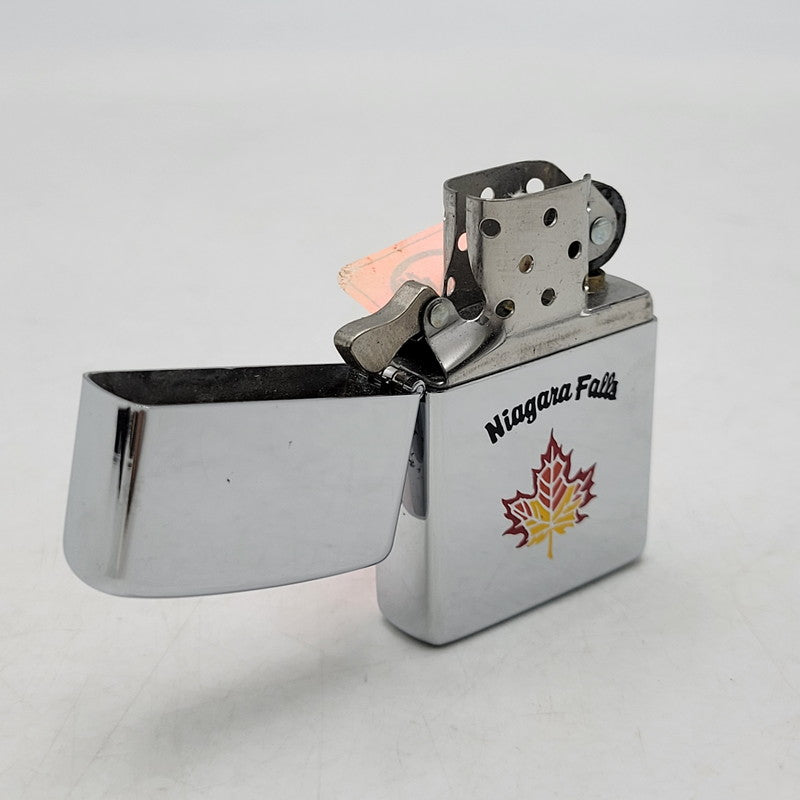 【中古品】【メンズ/レディース】 ZIPPO ジッポ 1994年製 90S NIAGARA FALLS OIL LIGHTER ナイアガラ フォールズ オイルライター喫煙具 206-260927-yn-01-izu カラー：シルバー 万代Net店