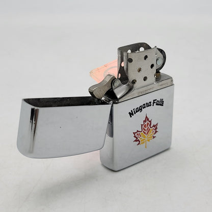 【中古品】【メンズ/レディース】 ZIPPO ジッポ 1994年製 90S NIAGARA FALLS OIL LIGHTER ナイアガラ フォールズ オイルライター喫煙具 206-260927-yn-01-izu カラー：シルバー 万代Net店