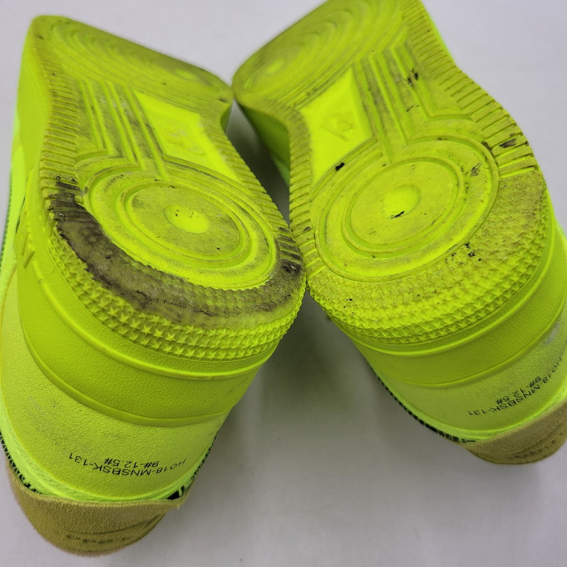 【中古品】【メンズ/レディース】 NIKE ナイキ×OFF-WHITE オフホワイト AO4606-700 AIR FORCE 1 LOW エア フォース ワン ロー スニーカー シューズ 靴 160-260923-cs-17-izu サイズ：30ｃｍ カラー：VOLT/BLACK-VOLT-CONE 万代Net店