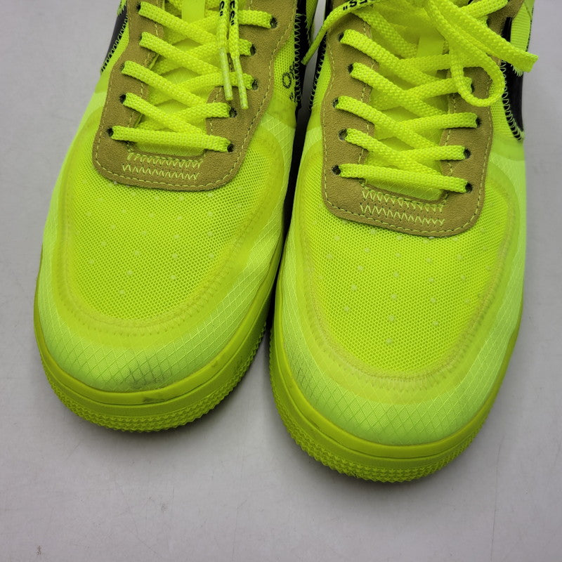【中古品】【メンズ/レディース】 NIKE ナイキ×OFF-WHITE オフホワイト AO4606-700 AIR FORCE 1 LOW エア フォース ワン ロー スニーカー シューズ 靴 160-260923-cs-17-izu サイズ：30ｃｍ カラー：VOLT/BLACK-VOLT-CONE 万代Net店