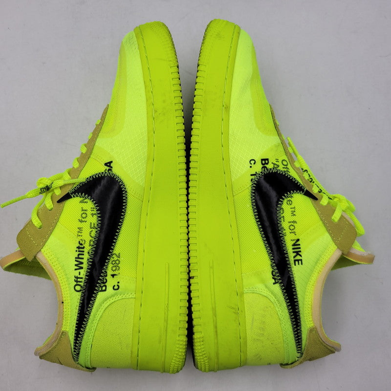 【中古品】【メンズ/レディース】 NIKE ナイキ×OFF-WHITE オフホワイト AO4606-700 AIR FORCE 1 LOW エア フォース ワン ロー スニーカー シューズ 靴 160-260923-cs-17-izu サイズ：30ｃｍ カラー：VOLT/BLACK-VOLT-CONE 万代Net店