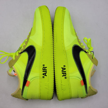 【中古品】【メンズ/レディース】 NIKE ナイキ×OFF-WHITE オフホワイト AO4606-700 AIR FORCE 1 LOW エア フォース ワン ロー スニーカー シューズ 靴 160-260923-cs-17-izu サイズ：30ｃｍ カラー：VOLT/BLACK-VOLT-CONE 万代Net店