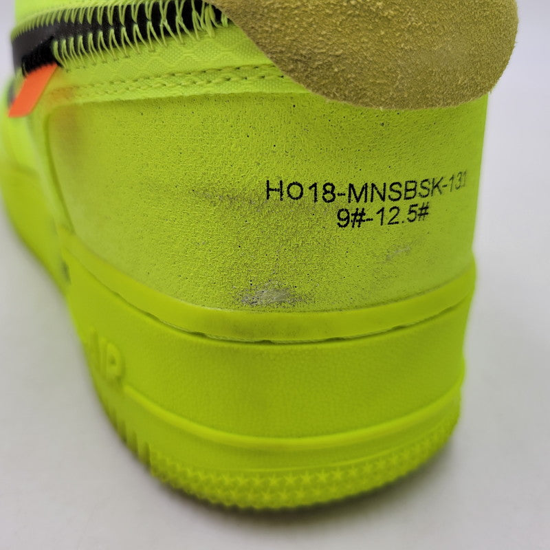 【中古品】【メンズ/レディース】 NIKE ナイキ×OFF-WHITE オフホワイト AO4606-700 AIR FORCE 1 LOW エア フォース ワン ロー スニーカー シューズ 靴 160-260923-cs-17-izu サイズ：30ｃｍ カラー：VOLT/BLACK-VOLT-CONE 万代Net店