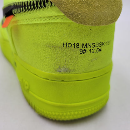 【中古品】【メンズ/レディース】 NIKE ナイキ×OFF-WHITE オフホワイト AO4606-700 AIR FORCE 1 LOW エア フォース ワン ロー スニーカー シューズ 靴 160-260923-cs-17-izu サイズ：30ｃｍ カラー：VOLT/BLACK-VOLT-CONE 万代Net店