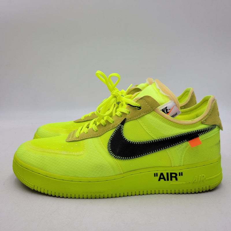 【中古品】【メンズ/レディース】 NIKE ナイキ×OFF-WHITE オフホワイト AO4606-700 AIR FORCE 1 LOW エア フォース ワン ロー スニーカー シューズ 靴 160-260923-cs-17-izu サイズ：30ｃｍ カラー：VOLT/BLACK-VOLT-CONE 万代Net店