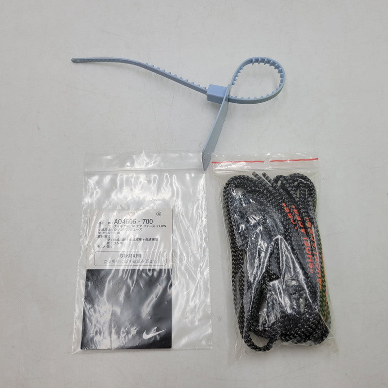 【中古品】【メンズ/レディース】 NIKE ナイキ×OFF-WHITE オフホワイト AO4606-700 AIR FORCE 1 LOW エア フォース ワン ロー スニーカー シューズ 靴 160-260923-cs-17-izu サイズ：30ｃｍ カラー：VOLT/BLACK-VOLT-CONE 万代Net店