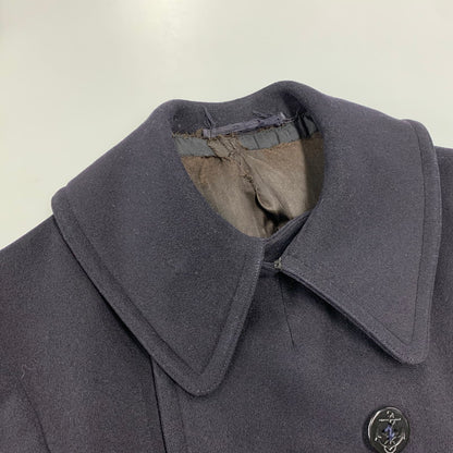 【現状渡し品】【メンズ】 U.S.NAVY ユーエスネイビー NAVAL CLOTHING FACTORY ネイバルクロージングファクトリー 10ボタン 40S P COAT ピーコート アウター 146-260923-cs-04-izu サイズ：不明 カラー：ネイビー 万代Net店