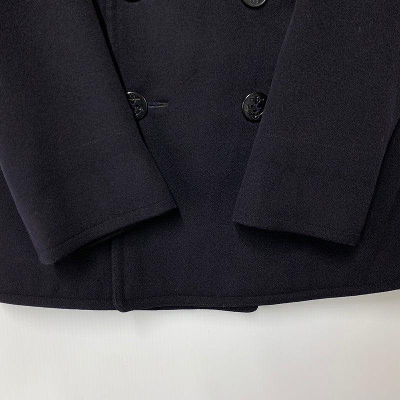 【現状渡し品】【メンズ】 U.S.NAVY ユーエスネイビー NAVAL CLOTHING FACTORY ネイバルクロージングファクトリー 10ボタン 40S P COAT ピーコート アウター 146-260923-cs-04-izu サイズ：不明 カラー：ネイビー 万代Net店