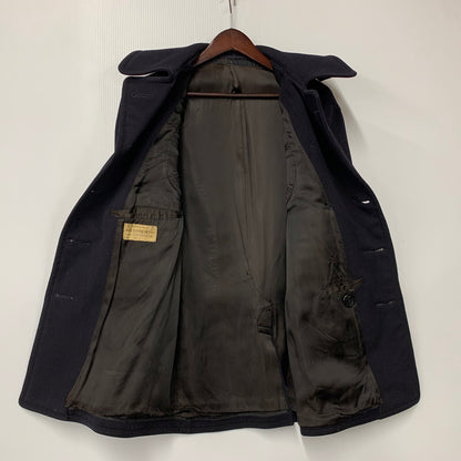 【現状渡し品】【メンズ】 U.S.NAVY ユーエスネイビー NAVAL CLOTHING FACTORY ネイバルクロージングファクトリー 10ボタン 40S P COAT ピーコート アウター 146-260923-cs-04-izu サイズ：不明 カラー：ネイビー 万代Net店