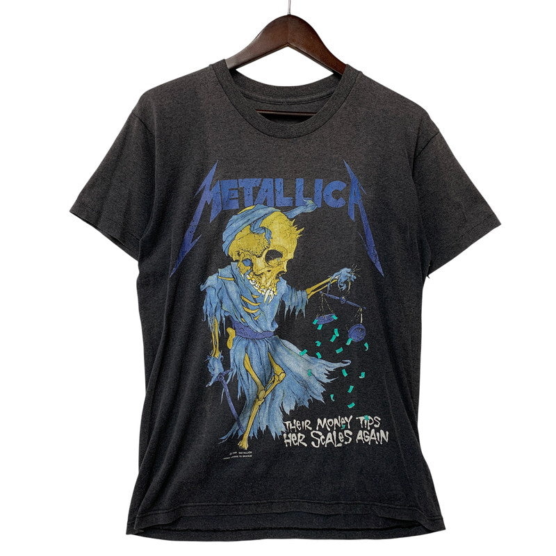 【中古品】【メンズ】 USED METALLICA メタリカ DORIS PUSHEAD TEE c1989 袖シングル 半袖 Tシャツ 146-261003-as-10-izu カラー：ブラック系 万代Net店