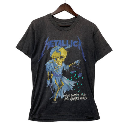 【中古品】【メンズ】 USED METALLICA メタリカ DORIS PUSHEAD TEE c1989 袖シングル 半袖 Tシャツ 146-261003-as-10-izu カラー：ブラック系 万代Net店