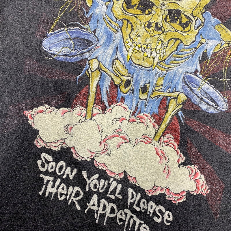 【中古品】【メンズ】 USED METALLICA メタリカ DORIS PUSHEAD TEE c1989 袖シングル 半袖 Tシャツ 146-261003-as-10-izu カラー：ブラック系 万代Net店