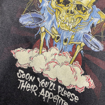 【中古品】【メンズ】 USED METALLICA メタリカ DORIS PUSHEAD TEE c1989 袖シングル 半袖 Tシャツ 146-261003-as-10-izu カラー：ブラック系 万代Net店