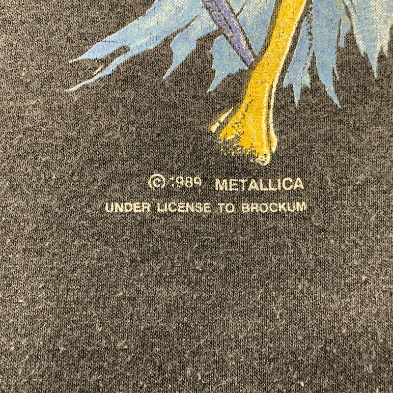 【中古品】【メンズ】 USED METALLICA メタリカ DORIS PUSHEAD TEE c1989 袖シングル 半袖 Tシャツ 146-261003-as-10-izu カラー：ブラック系 万代Net店