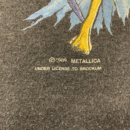 【中古品】【メンズ】 USED METALLICA メタリカ DORIS PUSHEAD TEE c1989 袖シングル 半袖 Tシャツ 146-261003-as-10-izu カラー：ブラック系 万代Net店
