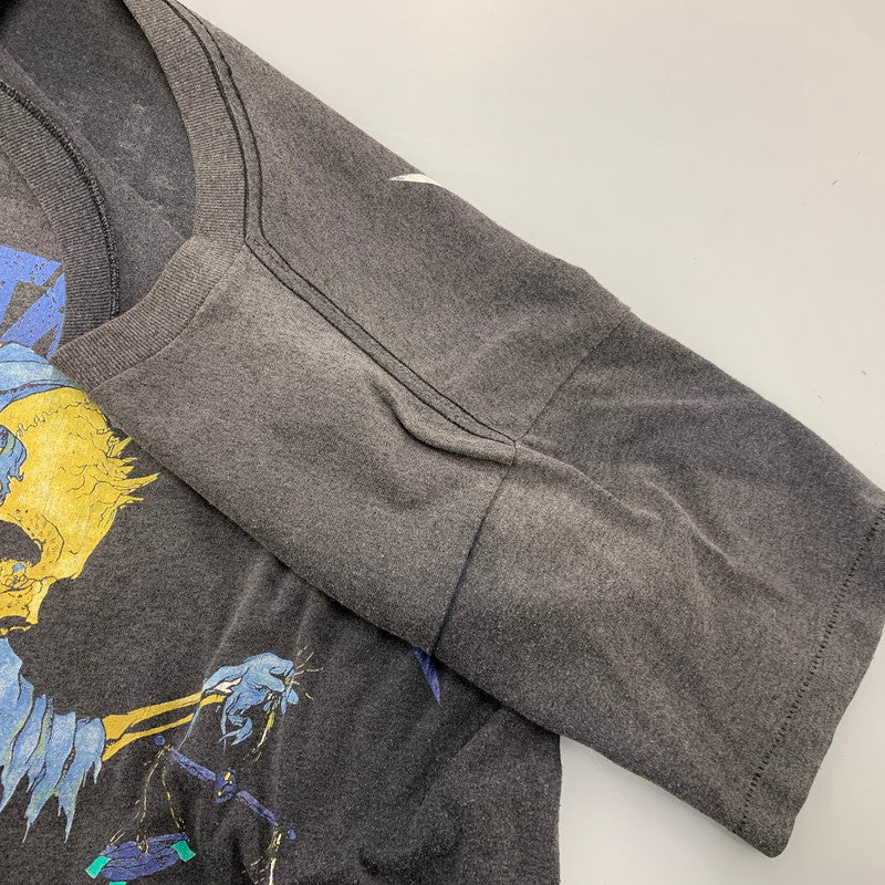 【中古品】【メンズ】 USED METALLICA メタリカ DORIS PUSHEAD TEE c1989 袖シングル 半袖 Tシャツ 146-261003-as-10-izu カラー：ブラック系 万代Net店