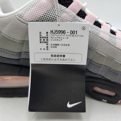 【中古美品】【メンズ】 NIKE ナイキ W AIR MAX 95 BIG BUBBLE HJ5996-001 ウィメンズ エア マックス 95 ビッグバブル スニーカー 靴 160-260924-as-03-izu サイズ：28cm カラー：BLACK/PINK FOAM-WHITE 万代Net店