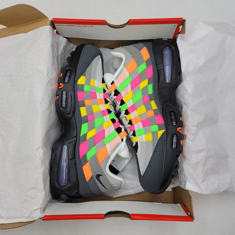 【中古美品】【メンズ】 NIKE ナイキ AIR MAX 95 WOVEN BB IB3695-100 エア マックス 95 ウーヴン BB スニーカー 靴 160-260923-as-12-izu サイズ：27.5cm カラー：WHITE/PURPLE DYNASTY 万代Net店