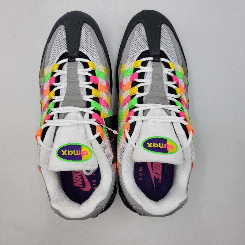 【中古美品】【メンズ】 NIKE ナイキ AIR MAX 95 WOVEN BB IB3695-100 エア マックス 95 ウーヴン BB スニーカー 靴 160-260923-as-12-izu サイズ：27.5cm カラー：WHITE/PURPLE DYNASTY 万代Net店