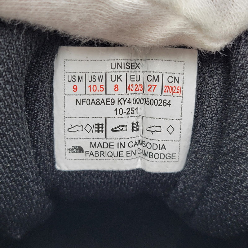 【中古美品】【メンズ】 THE NORTH FACE ザ・ノースフェイス NF0A8AE9 HEDGEHOG RVST ヘッジホッグ スニーカー シューズ 靴 162-260924-cs-02-izu サイズ：27cm カラー：TNF BLACK/TNF WHITE 万代Net店