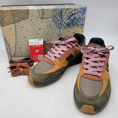 【中古美品】【メンズ】 NEW BALANCE ニューバランス×MIKE GIGLIOTTI マイク・ジリオッティ NB NUMERIC 933 ヌメリック スニーカー シューズ 靴 162-260924-cs-05-izu サイズ：27cm カラー：TRUE BROWN/CANDY PINK 万代Net店