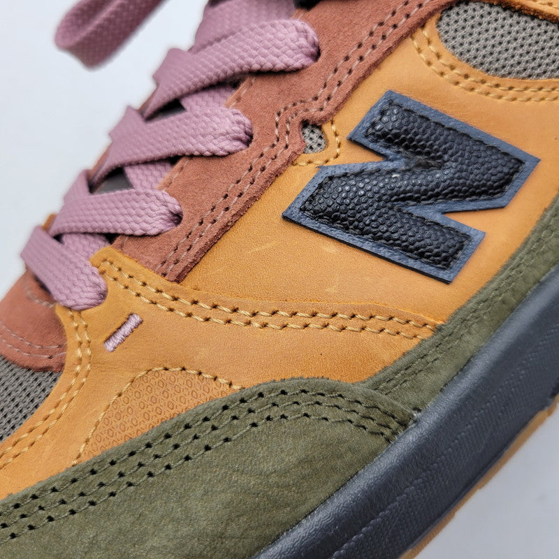 【中古美品】【メンズ】 NEW BALANCE ニューバランス×MIKE GIGLIOTTI マイク・ジリオッティ NB NUMERIC 933 ヌメリック スニーカー シューズ 靴 162-260924-cs-05-izu サイズ：27cm カラー：TRUE BROWN/CANDY PINK 万代Net店