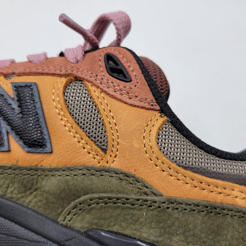 【中古美品】【メンズ】 NEW BALANCE ニューバランス×MIKE GIGLIOTTI マイク・ジリオッティ NB NUMERIC 933 ヌメリック スニーカー シューズ 靴 162-260924-cs-05-izu サイズ：27cm カラー：TRUE BROWN/CANDY PINK 万代Net店