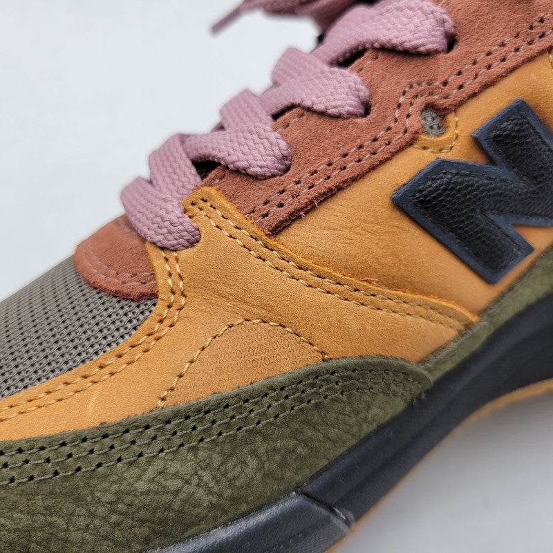 【中古美品】【メンズ】 NEW BALANCE ニューバランス×MIKE GIGLIOTTI マイク・ジリオッティ NB NUMERIC 933 ヌメリック スニーカー シューズ 靴 162-260924-cs-05-izu サイズ：27cm カラー：TRUE BROWN/CANDY PINK 万代Net店