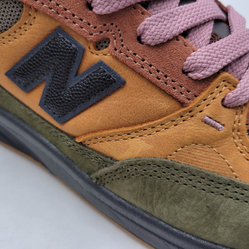 【中古美品】【メンズ】 NEW BALANCE ニューバランス×MIKE GIGLIOTTI マイク・ジリオッティ NB NUMERIC 933 ヌメリック スニーカー シューズ 靴 162-260924-cs-05-izu サイズ：27cm カラー：TRUE BROWN/CANDY PINK 万代Net店