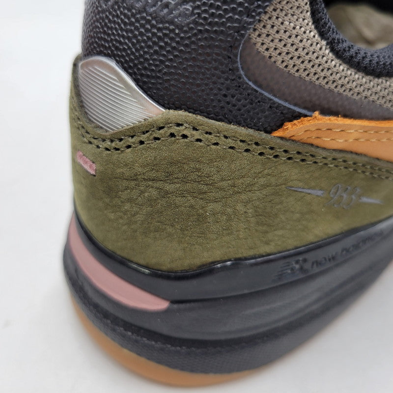 【中古美品】【メンズ】 NEW BALANCE ニューバランス×MIKE GIGLIOTTI マイク・ジリオッティ NB NUMERIC 933 ヌメリック スニーカー シューズ 靴 162-260924-cs-05-izu サイズ：27cm カラー：TRUE BROWN/CANDY PINK 万代Net店