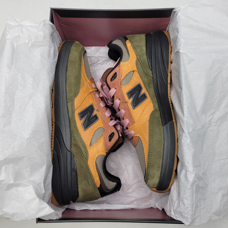 【中古美品】【メンズ】 NEW BALANCE ニューバランス×MIKE GIGLIOTTI マイク・ジリオッティ NB NUMERIC 933 ヌメリック スニーカー シューズ 靴 162-260924-cs-05-izu サイズ：27cm カラー：TRUE BROWN/CANDY PINK 万代Net店