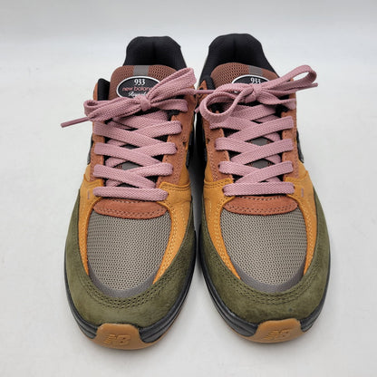 【中古美品】【メンズ】 NEW BALANCE ニューバランス×MIKE GIGLIOTTI マイク・ジリオッティ NB NUMERIC 933 ヌメリック スニーカー シューズ 靴 162-260924-cs-05-izu サイズ：27cm カラー：TRUE BROWN/CANDY PINK 万代Net店